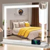 ZMH Specchio cosmetico con illuminazione 70x55 cm Specchio Anteprima dell’immagine prodotto 1