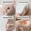 ASKSA Flauschige Hausschuhe Damen Herren Winter Katze Produktbild-Vorschau 6