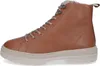 A side view of a brown leather boot. Anteprima dell’immagine prodotto
