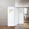 Mobile Trennwand Whiteboard Magnetisch 180 x 180 cm Produktbild-Vorschau 1