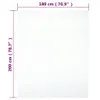 vidaXL lenzuolo matrimoniale jersey bianco 180x200 cm Anteprima dell’immagine prodotto 3