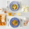 vancasso Schalen Set, Pastaschalen für 6 Personen, Blau und Produktbild-Vorschau 6