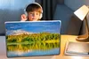 MuchoWow® Laptop Aufkleber Sticker Cover Wasser - Natur - Produktbild-Vorschau 3