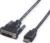 VALUE Câble de raccordement pour écran DVI (18+1) M /HDMI M Voir les images du produit 3