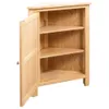 vidaXL Eckschrank 59x45x80 cm Massivholz Eiche Produktbild-Vorschau 4