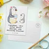 Mr. & Mrs. Panda Postkarte Logopädin Helden - Weiß - Produktbild-Vorschau 3