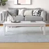 vidaXL Konferenčný stolík biely 110x50x30 cm Masívne Náhľad obrázku produktu 5