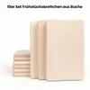 Frü10er Set hstücksbrettchen Holz - Natur Buche unbehandelt Produktbild-Vorschau 2