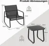 3dílný houpací bistro set, sada terasového nábytku se 2 Náhled obrázku produktu 10