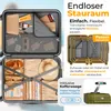 KESSER® Reisekoffer Hartschalen Koffer mit Zahlenschloss, Produktbild-Vorschau 8