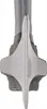 A close-up, front-facing view of a metal tool head with a pointed tip and four symmetrical wings. Produktbild-Vorschau
