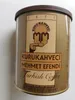 A close-up shot of a tin can of Turkish coffee. Podgląd zdjęcia produktu