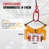 Zacisk do płyt marmurowych i kamiennych – podnośnik 280 kg Podgląd zdjęcia produktu 3