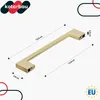 KOTARBAU® 6er Set Möbelgriffe Gold 148 mm Griffe Möbel ZnAl Produktbild-Vorschau 3