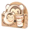 all Kids United Kindergeschirr Set 5-teilig Affe – Produktbild-Vorschau 3