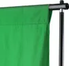vidaXL Fotohintergrund ohne Ständer Baumwolle Grün 300x300 Produktbild-Vorschau 2