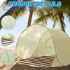3–4-Personen-Strandzelt, tragbares Sonnenschutz-Zelt, Produktbild-Vorschau 5