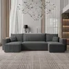 Idohome Ecksofa-Wohnzimmer Sofa mit Schlaffunktion und Produktbild-Vorschau 5