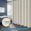 Duschvorhang Beige, schimmelresistent, antibakteriell, Produktbild-Vorschau 4