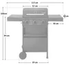 Gasgrill COMPACT 3+0, 3 Hauptbrenner, 7 KW, Grillfläche Produktbild-Vorschau 7