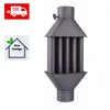 Abgaswärmetauscher Warmlufttauscher Rauchgaskühler 130mm Produktbild-Vorschau 1