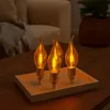 LED Filament Leuchtmittel Windstoßkerze 1W E14 klar Produktbild-Vorschau 2