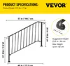 VEVOR Treppengeländer Rostenfrei Geländer Handlauf 4-5 Produktbild-Vorschau 7