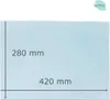 Glasplatte | Glasregal | Glasscheibe - satiniertes Glas - 6 Produktbild-Vorschau 1