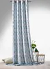 heimtexland ® Ösenschal Deko Vorhang Raute Jacquard Produktbild-Vorschau 4