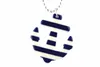Anker Kette Halskette Miniblings 80cm Maritim Schiff blau Produktbild-Vorschau 2