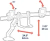 Ergotron HX Series 45-476-224, Śrubowy, 15,9 kg, 81,3 cm Podgląd zdjęcia produktu 4