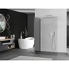 Mexen Kioto Walk-in-Dusche 140 x 75 cm, transparent, weiß - Produktbild-Vorschau 2