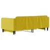 vidaXL Lit de jour extensible avec tiroirs jaune 100x200 cm Voir les images du produit 5