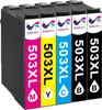 5PK 503 Druckerpatronen für Epson 503XL Multipack Produktbild-Vorschau 1