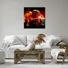 Bild auf Leinwand - Leinwandbild - Feuer Instrument Skelett Produktbild-Vorschau 6