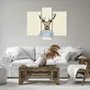 Bild auf Leinwand - Leinwandbild - 3 Teile - Hipster Produktbild-Vorschau 6