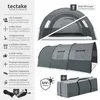 Tunelový stan Roskilde pro 6 osob - světle šedý/tmavě šedý Náhled obrázku produktu 9