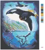 Zuty - Malen nach Zahlen - VOGEL IM FLUG UND KORALLEN IM Produktbild-Vorschau 3