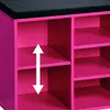 Scarpiera con cuscino, rosaKESPER® Scarpiera rosa con Anteprima dell’immagine prodotto 2
