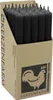 Stabkerzen aus Paraffin, 250/22 mm, Schwarz, KERZENFARM Produktbild-Vorschau 1