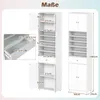 COSTWAY szafka łazienkowa z szufladą, 180 cm szafka z 4 Podgląd zdjęcia produktu 3