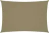 vidaXL Voile d'ombrage Oxford Rectangulaire 3x5 m Beige Voir les images du produit 15