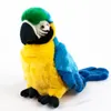 Handpuppe Papagei 25 cm blau Kuscheltier Uni-Toys Produktbild-Vorschau 3