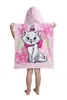 Disney Marie Cat "Pink Flower" kúpacie pončo s kapucňou, Náhľad obrázku produktu 3