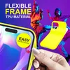Two people dancing in the background with a yellow phone case in the foreground. Produktbild-Vorschau