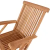 Teakholz Garten-/Klappsessel - bene living - mit Armlehnen Produktbild-Vorschau 7