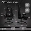 Ergonomická herní židle s podnožkou, 3D podloketníky, Náhled obrázku produktu 3