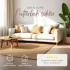 Juteteppich Nele Beige handgewebt aus Jute 120x120 cm | Produktbild-Vorschau 2