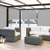 Jopassy Senkrechtmarkise Grau 100 x 240cm Vertikalmarkise Produktbild-Vorschau 7