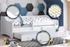 Doppelbett Erik II 160x80 - weißer Griff Produktbild-Vorschau 3